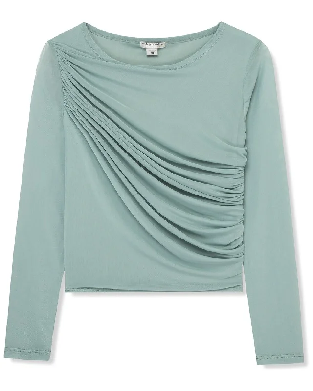 Habitual Gathered Knit Top