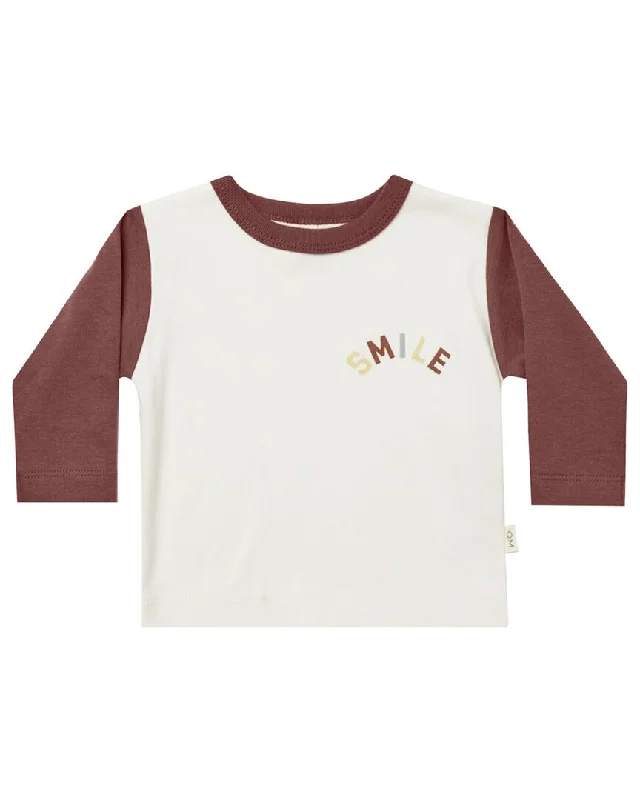 Quincy Mae Long Sleeve Pocket Tee
