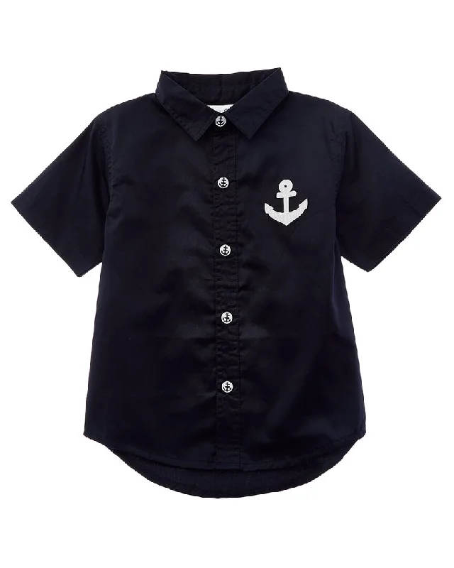 Rachel Riley Anchor Applique Shirt