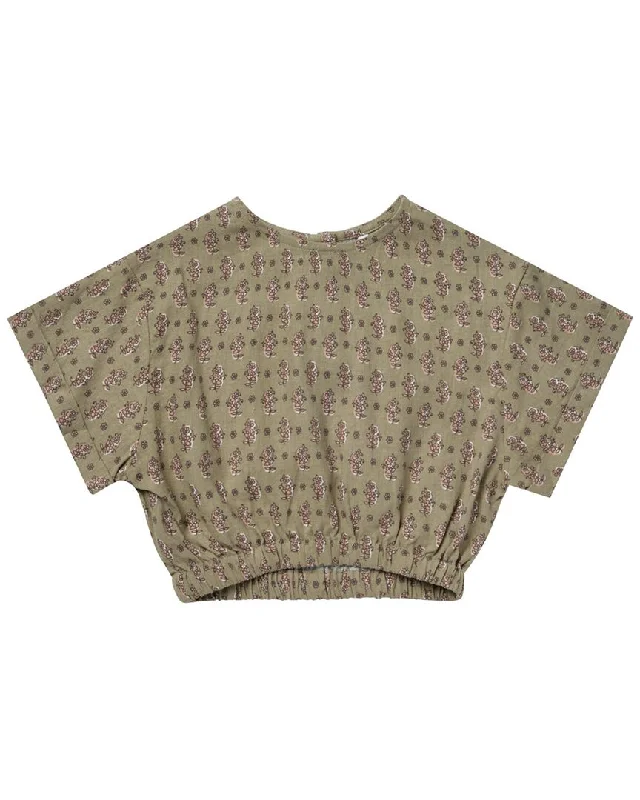 Rylee & Cru Joelle Linen-Blend Top