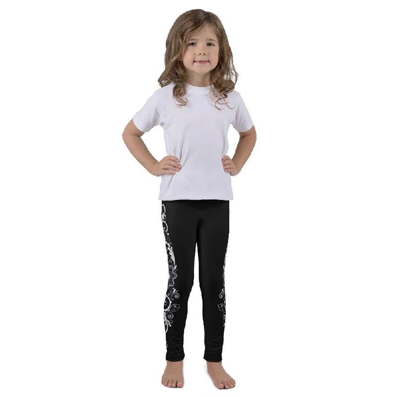 Nirvana (Black) Leggings for Girls