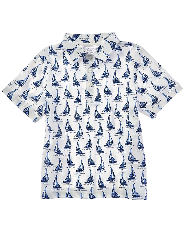 Rachel Riley Sailboat Polo Shirt