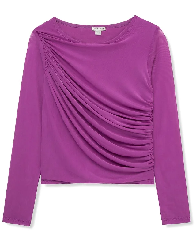 Habitual Gathered Knit Top