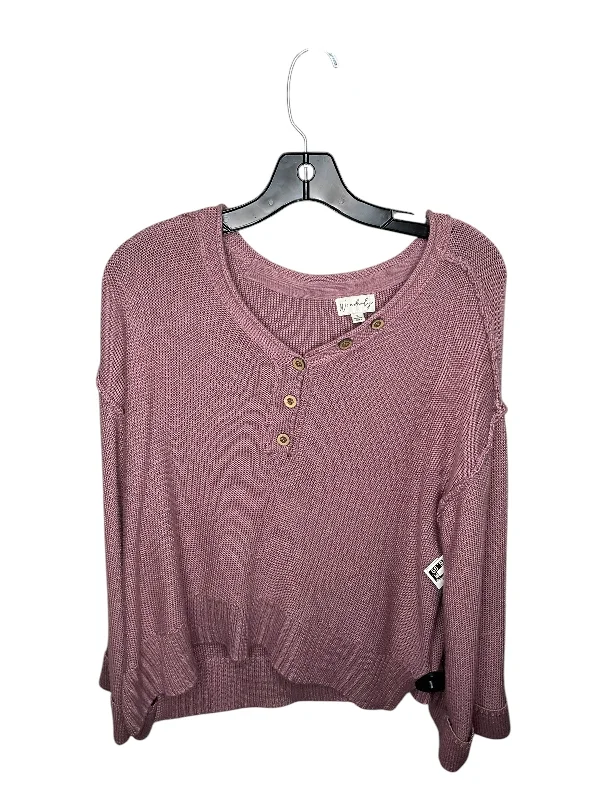 Sweater By Wonderly In Purple, Size: S