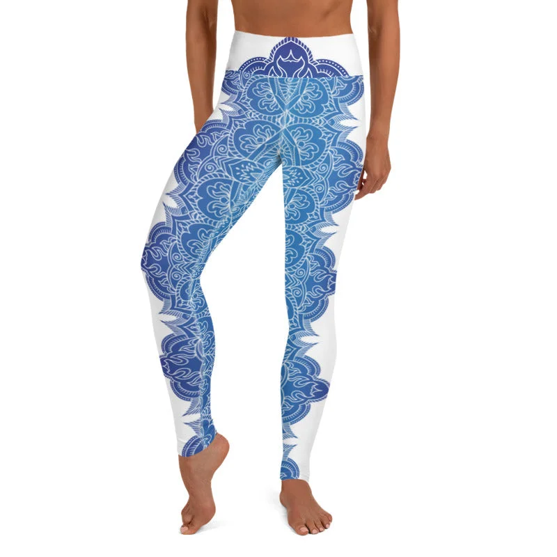 Chakra High Waist Womens Yoga Leggings