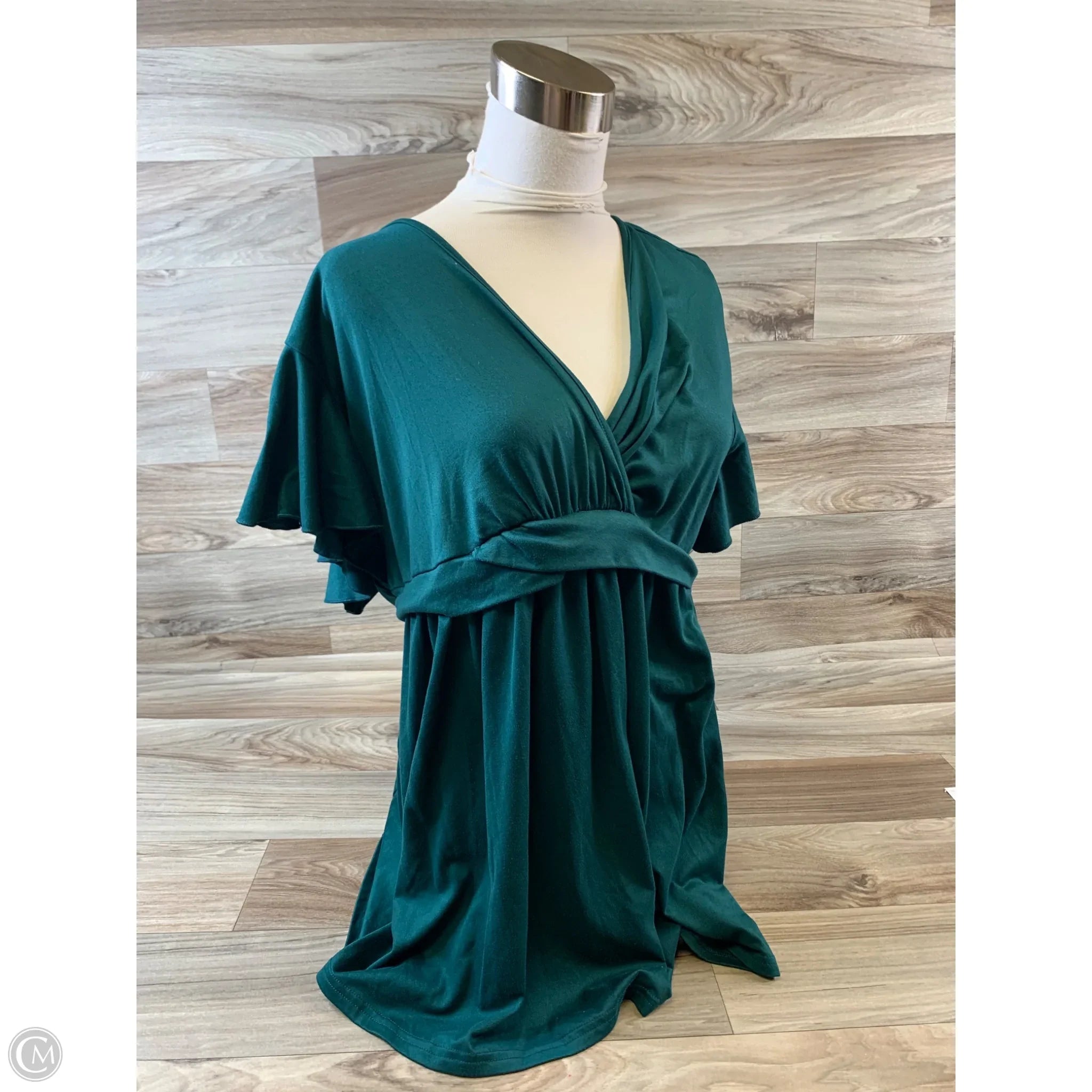 Maternity Top Short Sleeve By Cmf, Size: Xl