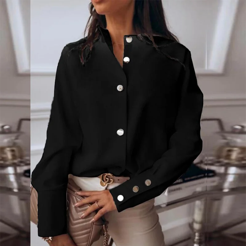 Black back no button