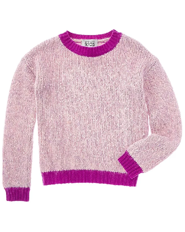 Autumn Cashmere Tweed Contrast Trims Sweater