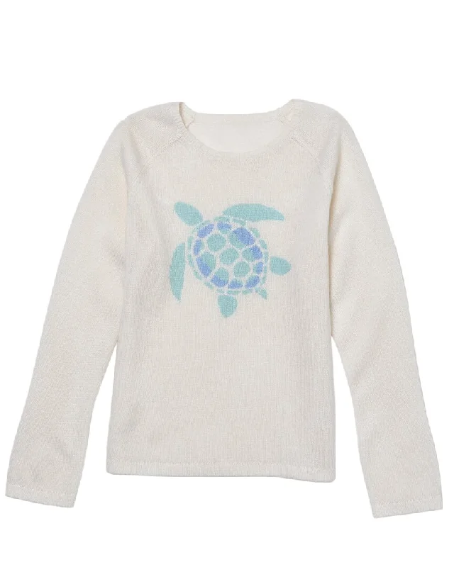 J.McLaughlin Sea Turtle Shield Cashmere Top