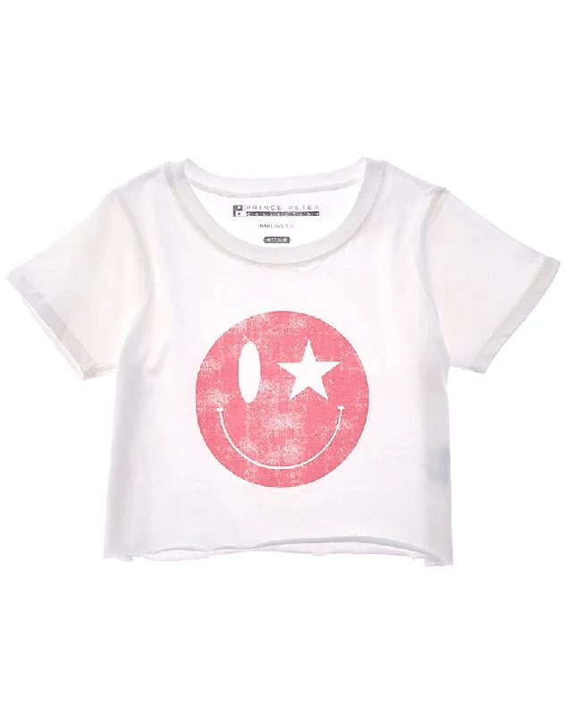 Prince Peter Star Smiley Crop T-Shirt