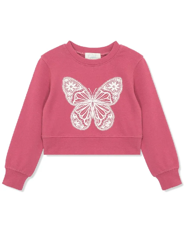 Peek Kids Butterfly Pullover