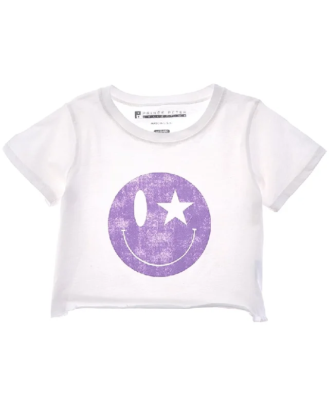 Prince Peter Star Smiley Crop T-Shirt