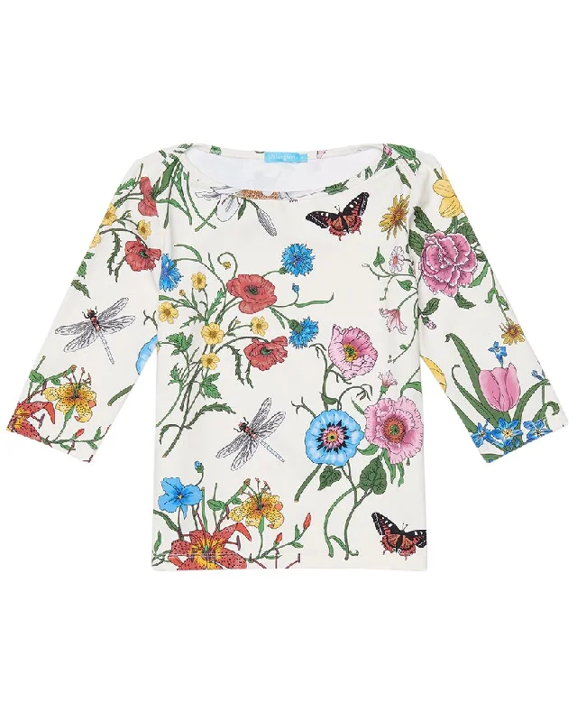 J.McLaughlin Dragonfly Garden Mavis T-Shirt