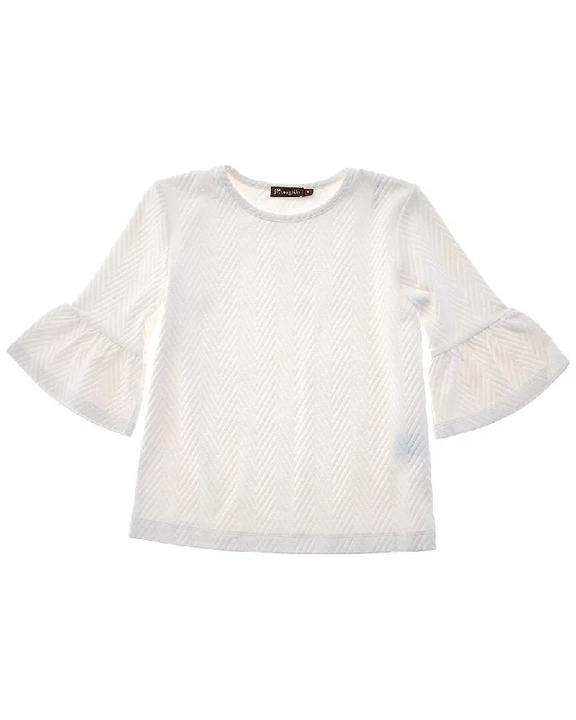 J.McLaughlin Molly Herringbone Jacquard Kyla Top