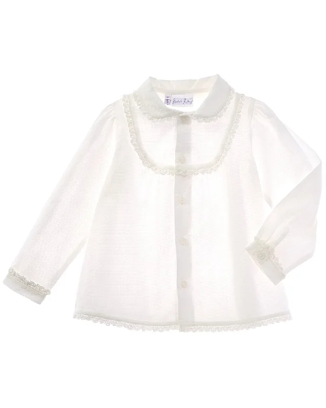 Rachel Riley Lace Trim Blouse