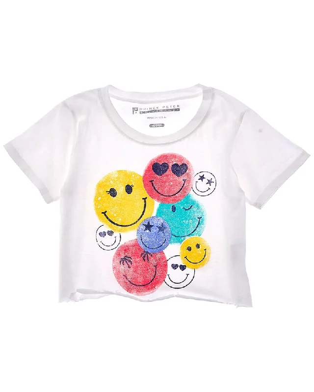 Prince Peter Many Happy Faces Crop T-Shirt