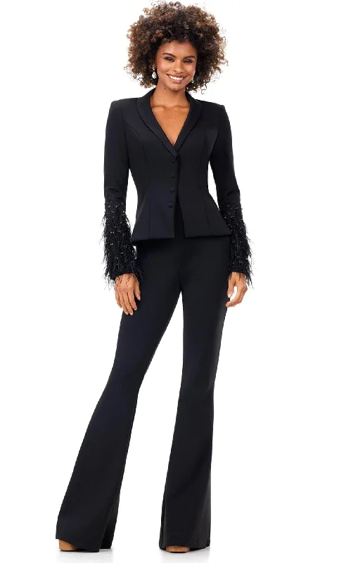 Ashley Lauren 11315 - Long Sleeve Two-Piece Pantsuit