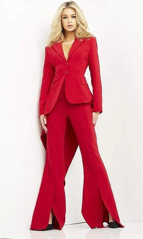 Jovani - 07209 Racer Back Two Piece Pantsuit