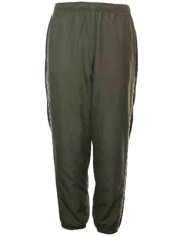 Reebok Olive Green Track Pants - W28 L28